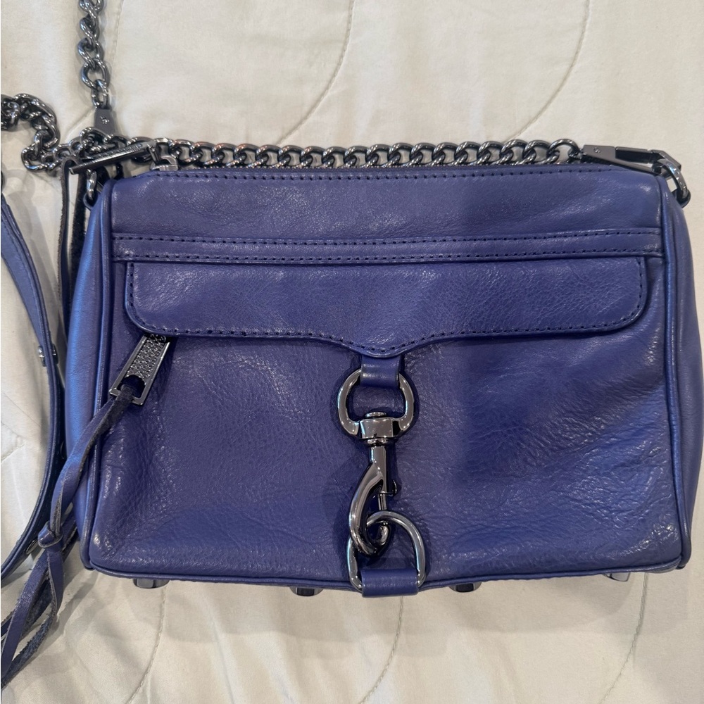 Rebecca Minkoff Navy Leather Crossbody Bag